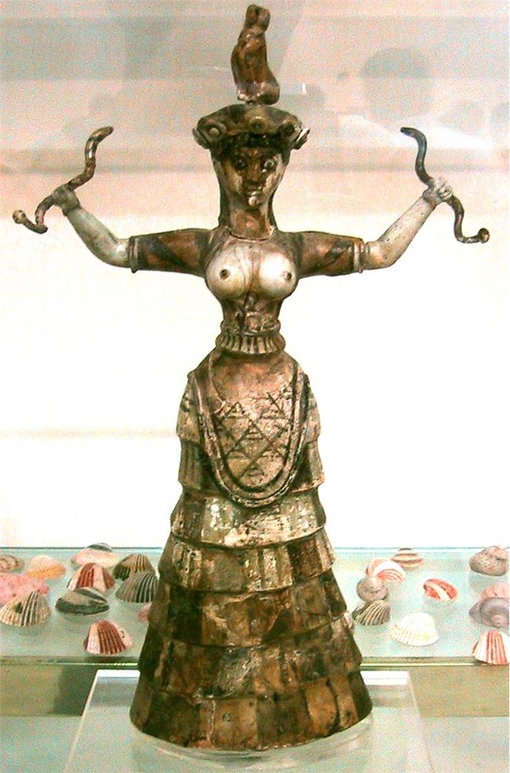 Ancient Greek Snake Goddess Crete