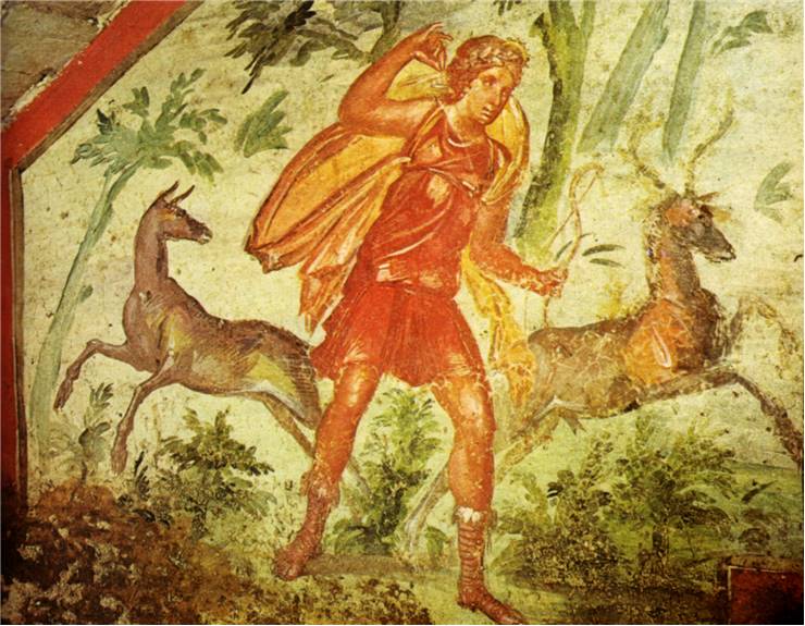 Ancient Rome Goddess Diana Clothing